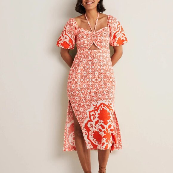 Boden halterneck Cutout column Dress - Picture 1 of 6